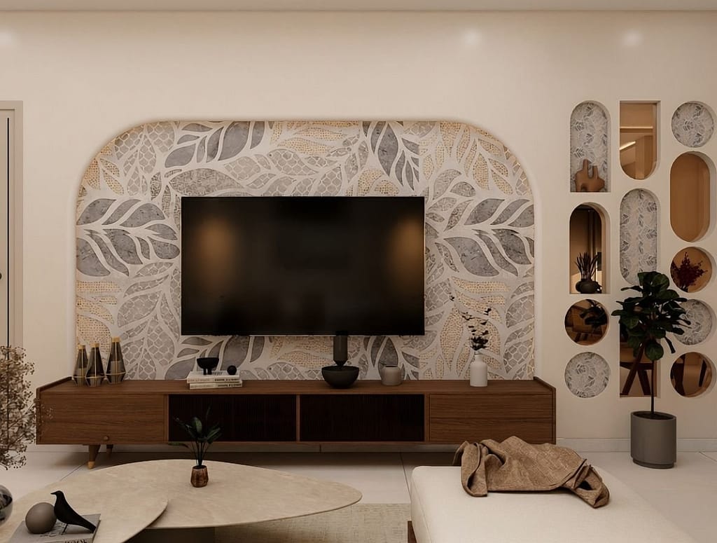 Home 31 Complete home interior solutions in Kolkata covering all rooms - kitchen, bedroom, living room, bathroom, and pooja room with turnkey services and 10-year warranty.