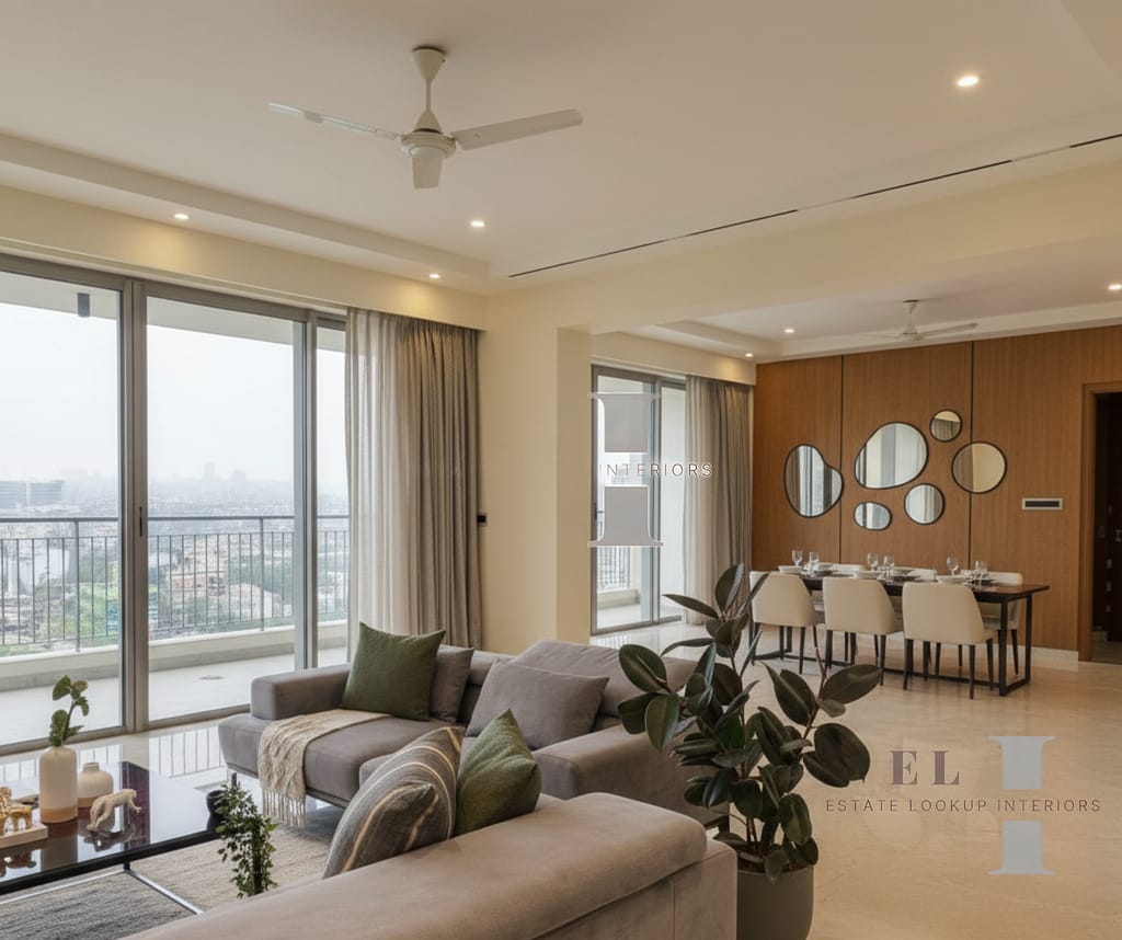 Interior Designer Cost in Kolkata (2026): Prices, Best Designers & FAQs | Estate Lookup Interiors 2 Interior designer cost in Kolkata - luxury apartment interior by Estate Lookup Interiors