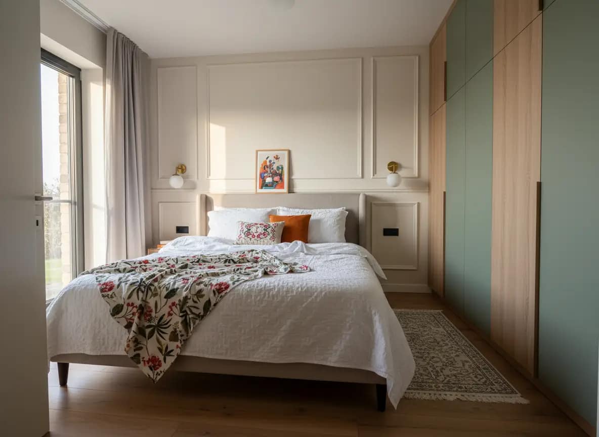 Home 47 Bedroom Design Ideas - Interior Designer in Kolkata - Utalika Luxury Apartment - Estate Lookup Interiors - View 3