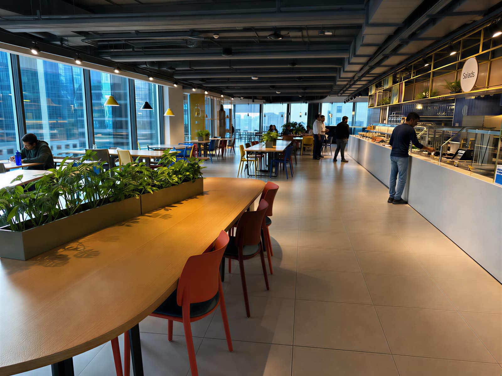 Turnkey Interiors 160 office canteen refined 2 1 scaled
