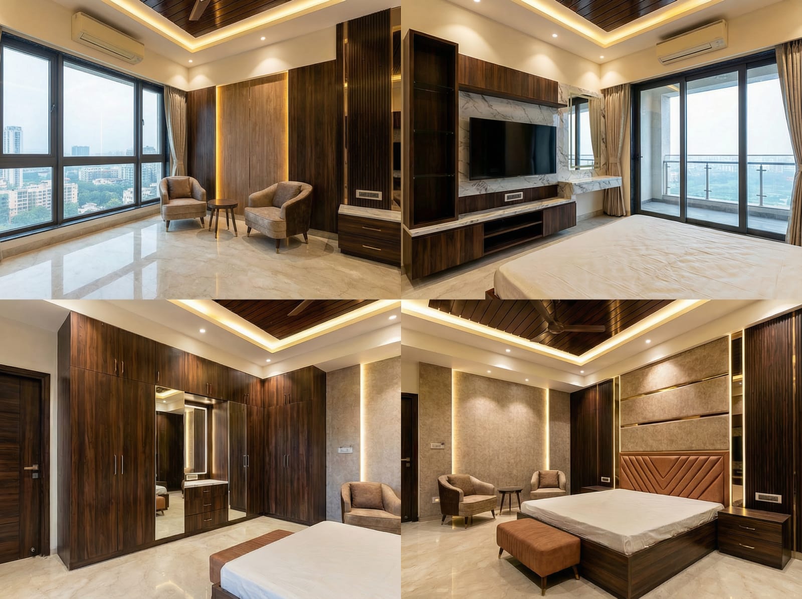 Turnkey Interiors 113 Bedroom Urbana Kolkata Estate Lookup Interiors scaled