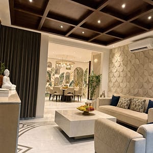 3D Interior Design in Kolkata 7 3D living room interior design in Kolkata by Estate Lookup Interiors