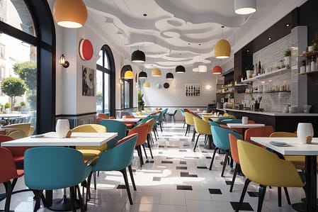 Creating Culinary Elegance: Restaurant Interior Design Advice from Estate Lookup Interiors, Prominent Interior Designers in Kolkata 1 Best Restaurant Interior Design